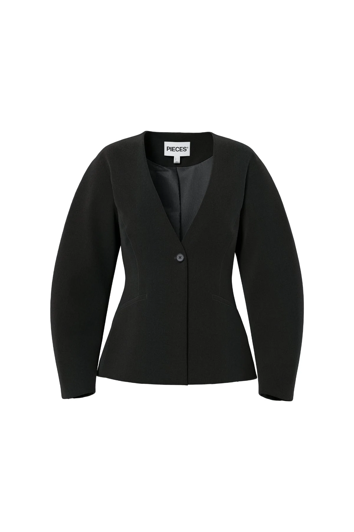 Kamil Fitted Blazer - Black - Image 6