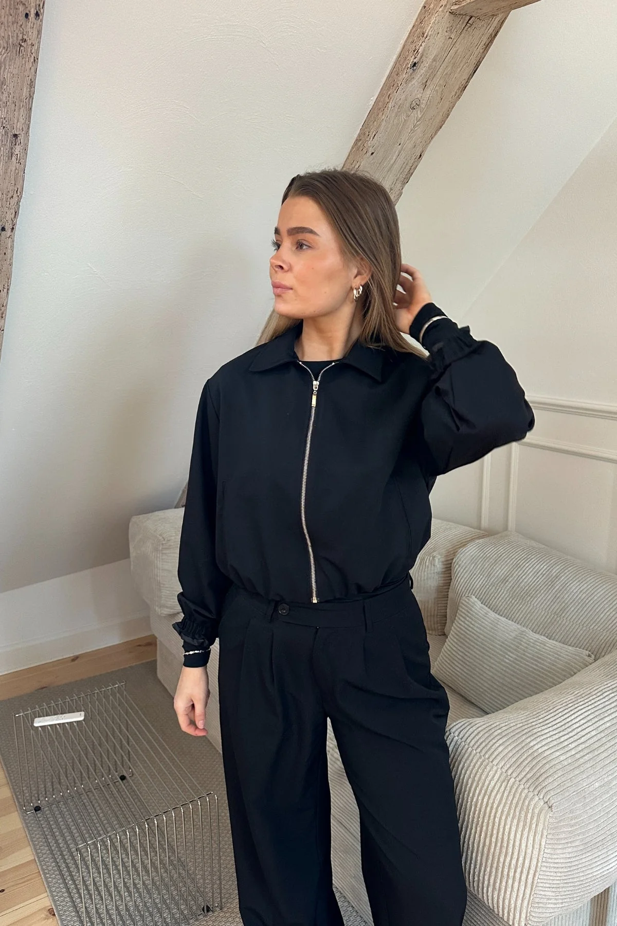 Kylie Short Jacket - Black - Image 2