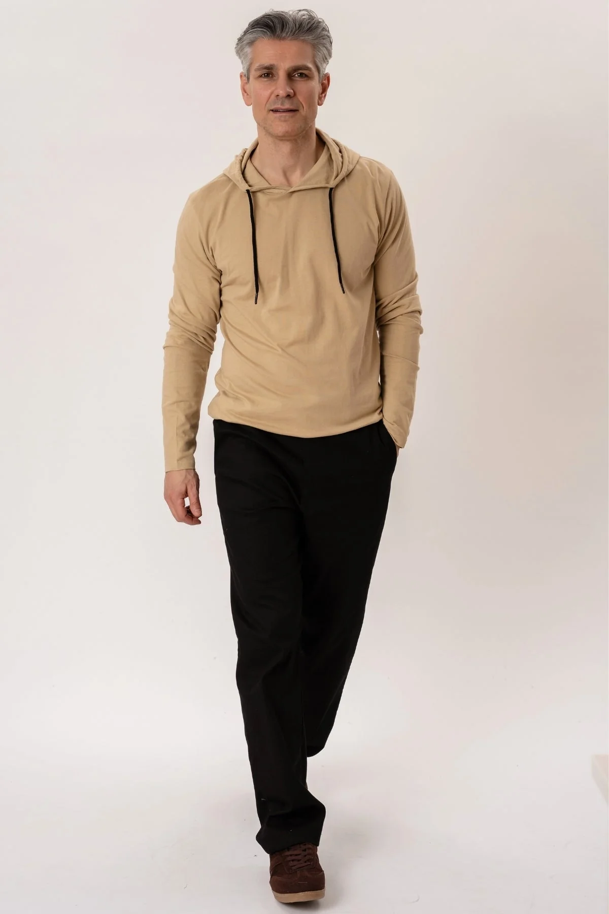 Light hoodie - Khaki - Image 2