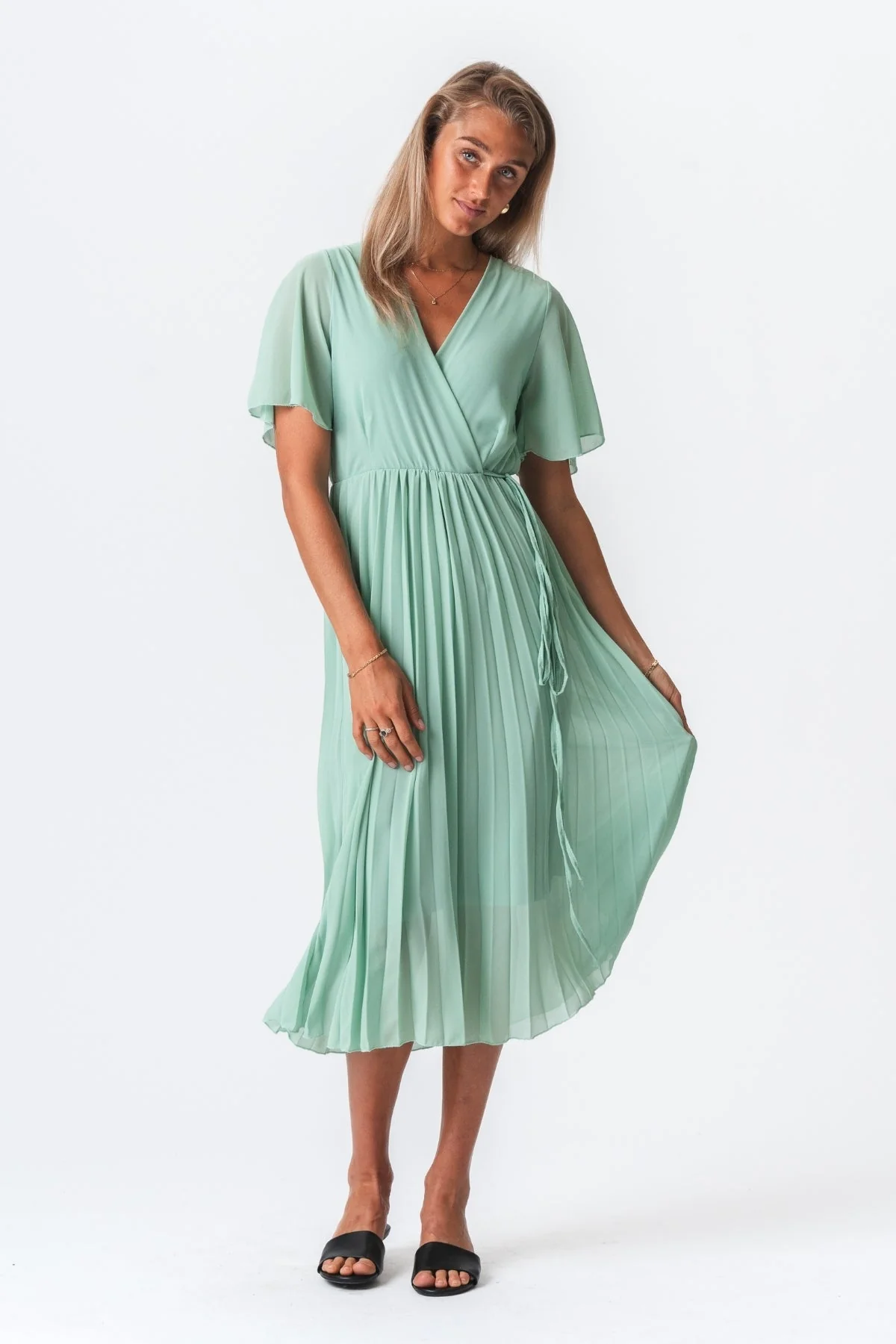 Lina Dress - Mint - Image 2