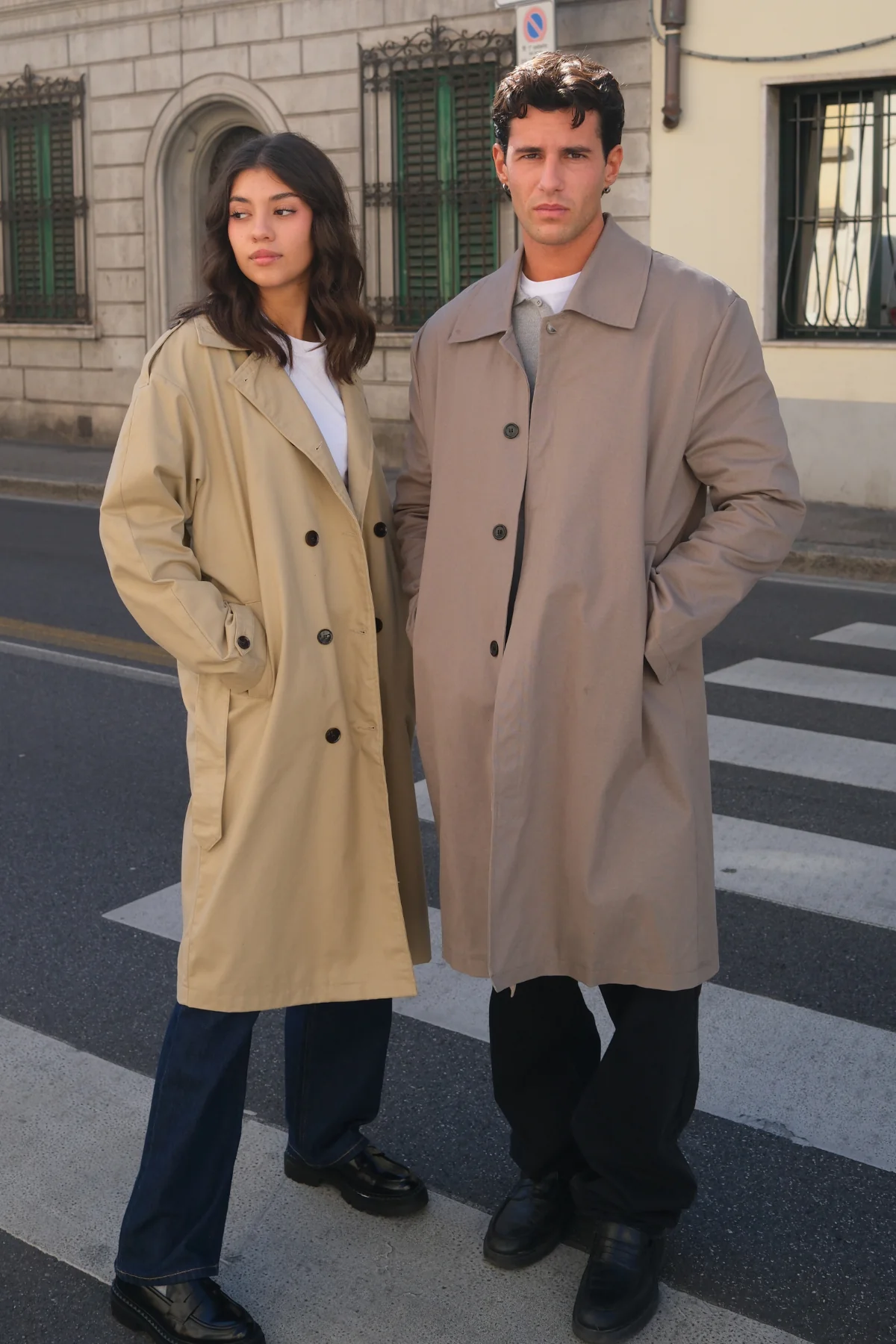 Linea trenchcoat - Beige - Image 4