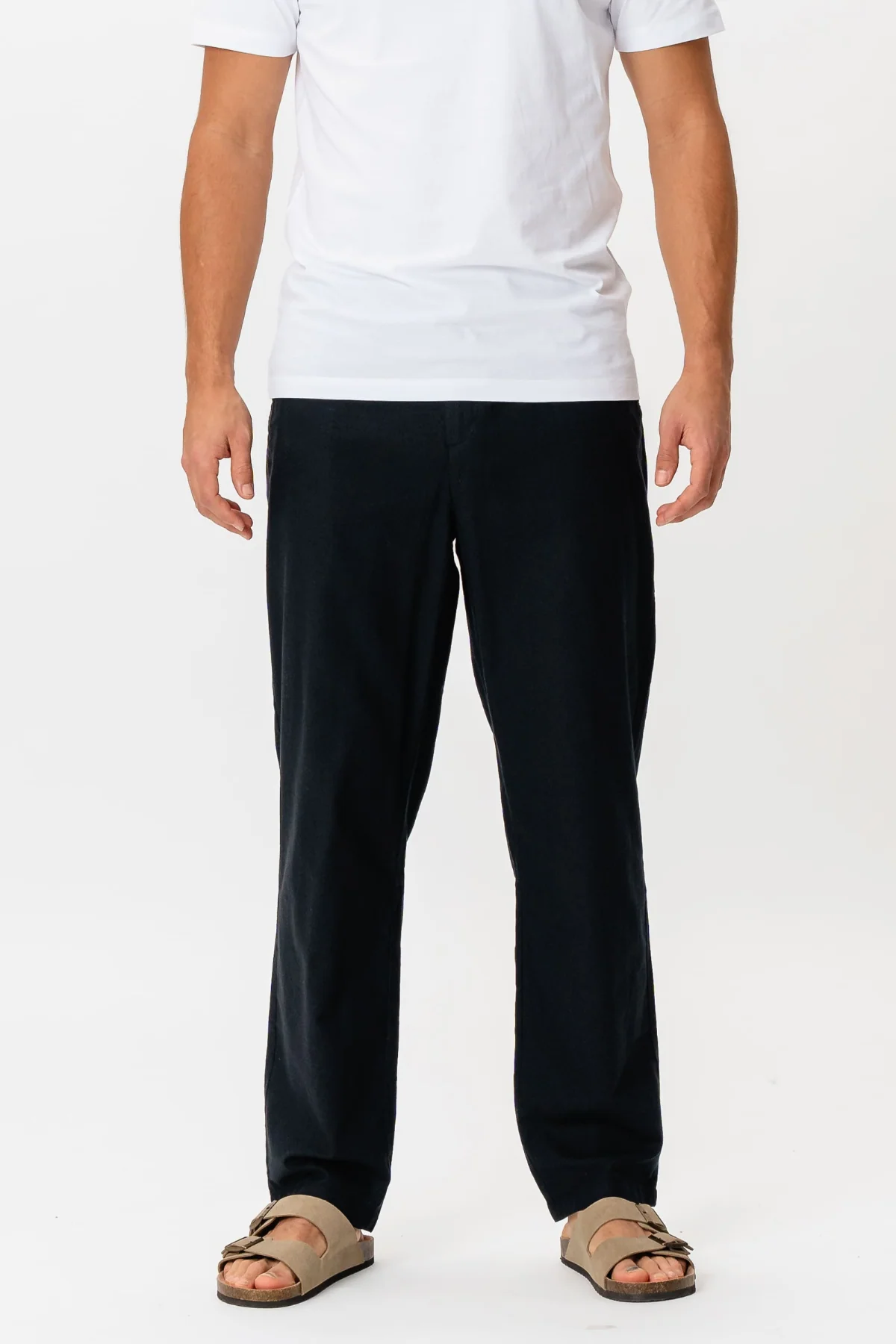 Linen Pants - Black - Image 8