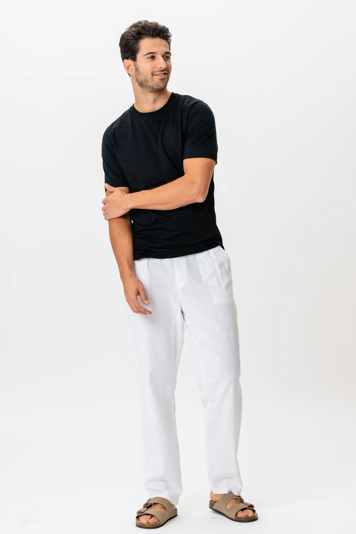 Linen Pants - White - Image 5