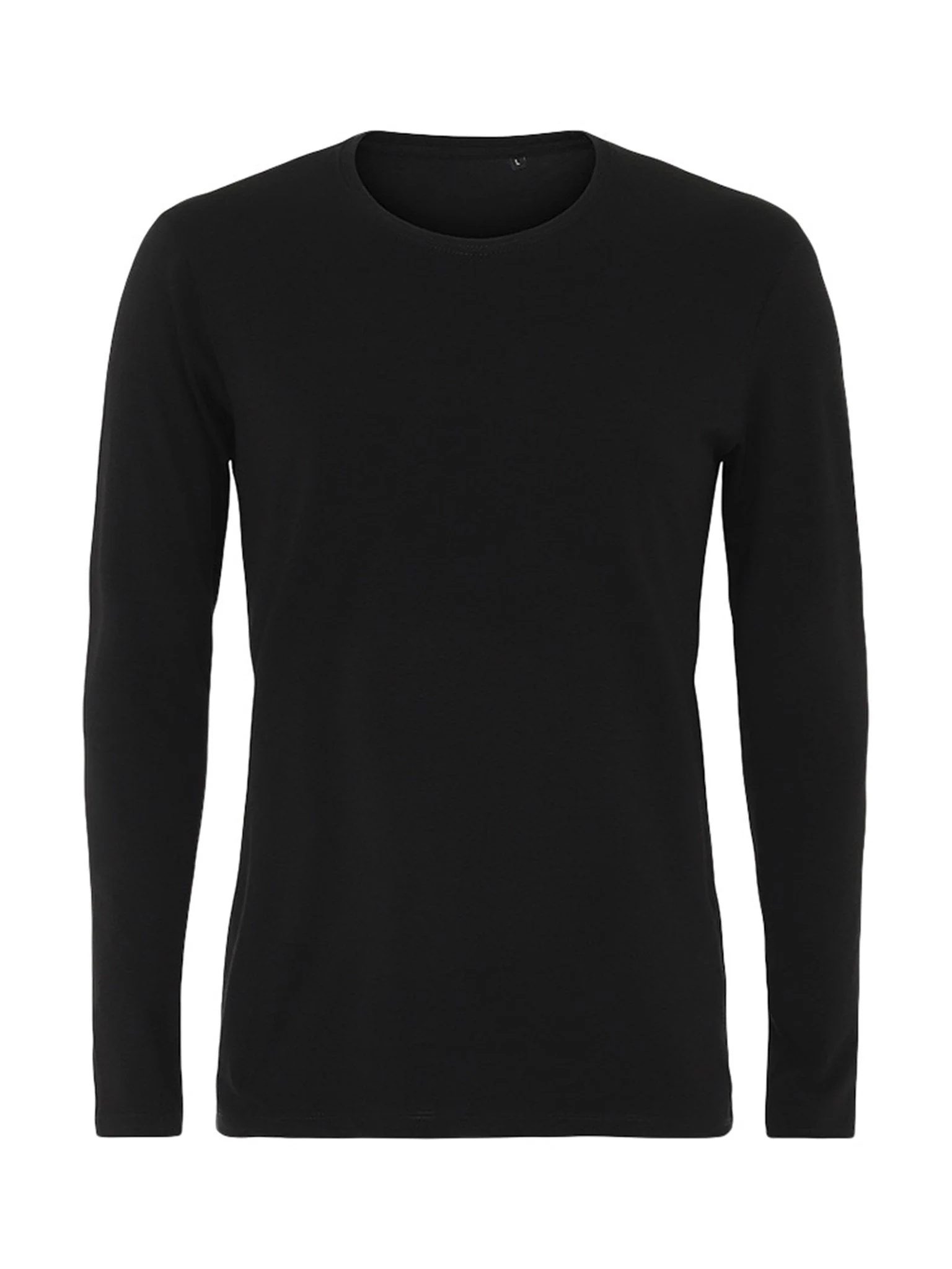 Long-sleeved Muscle T-shirt - Black - Image 4