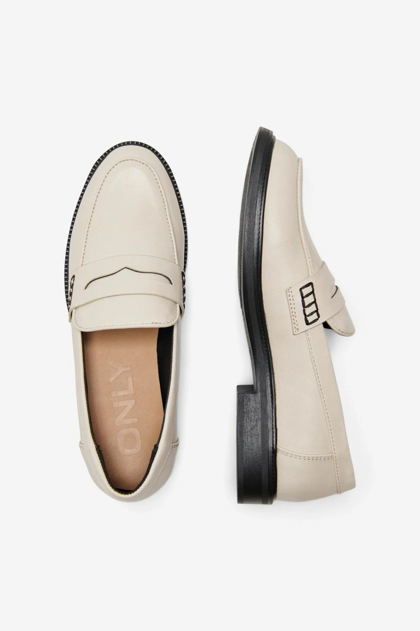 Lux Loafer Sko - White Smoke - Image 3