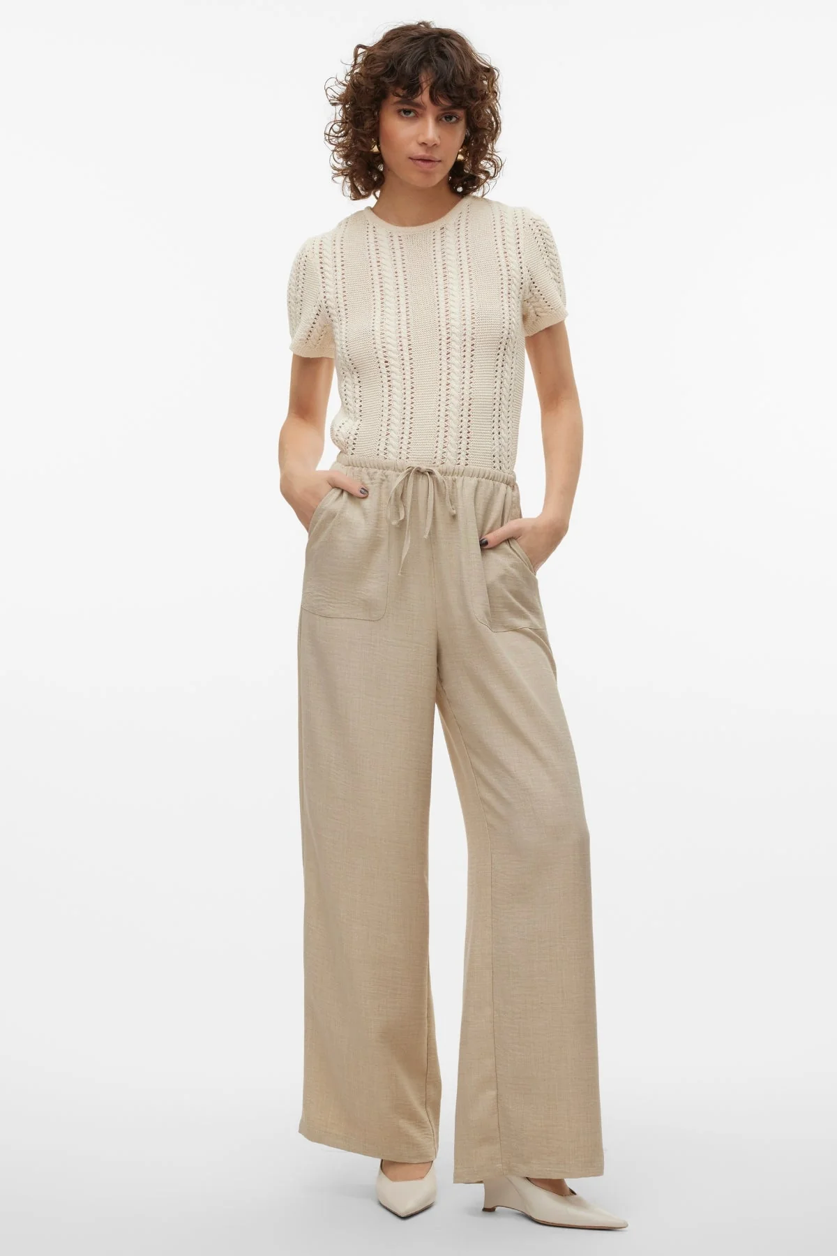 Melaney Loose Pant - Overcast Melange - Image 2