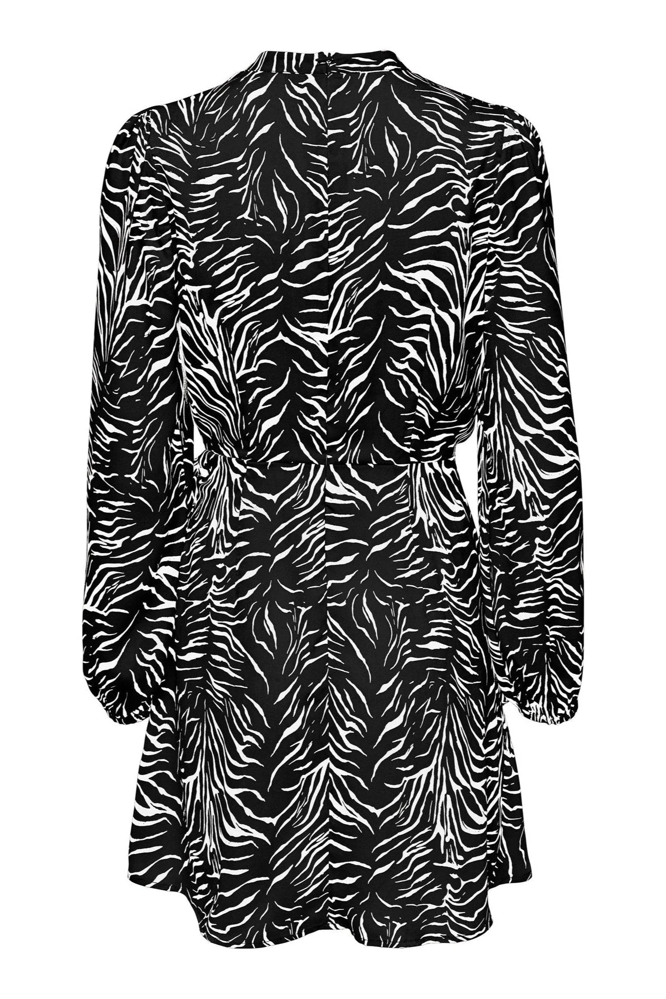 Mille Wrap Klänning - Black Vibrant Zebra - Image 2