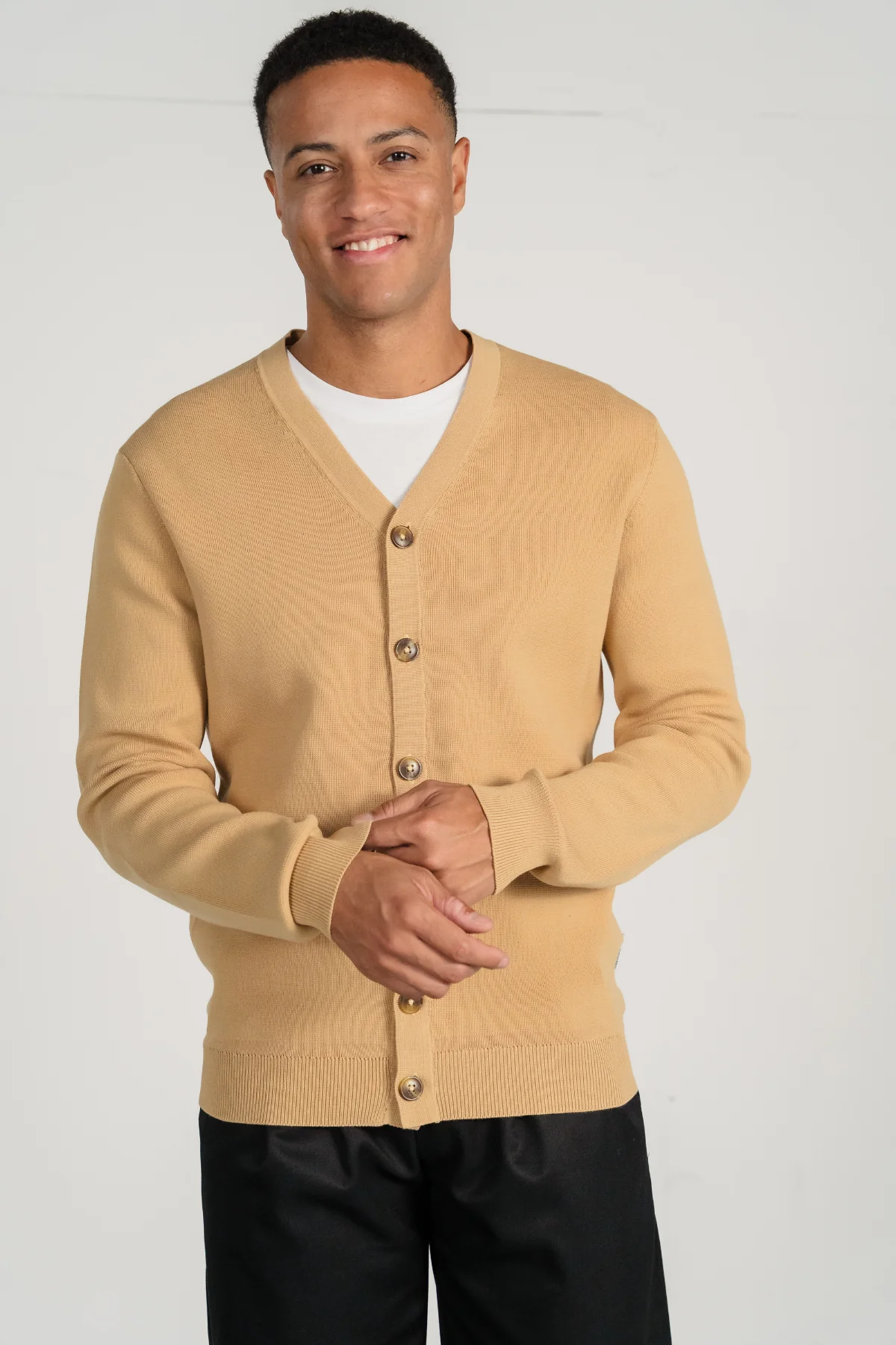 Milo Knit Cardigan - Sand - Image 2