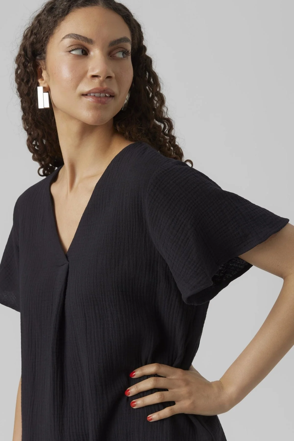 Natali Nia Mini Dress - Black - Image 4
