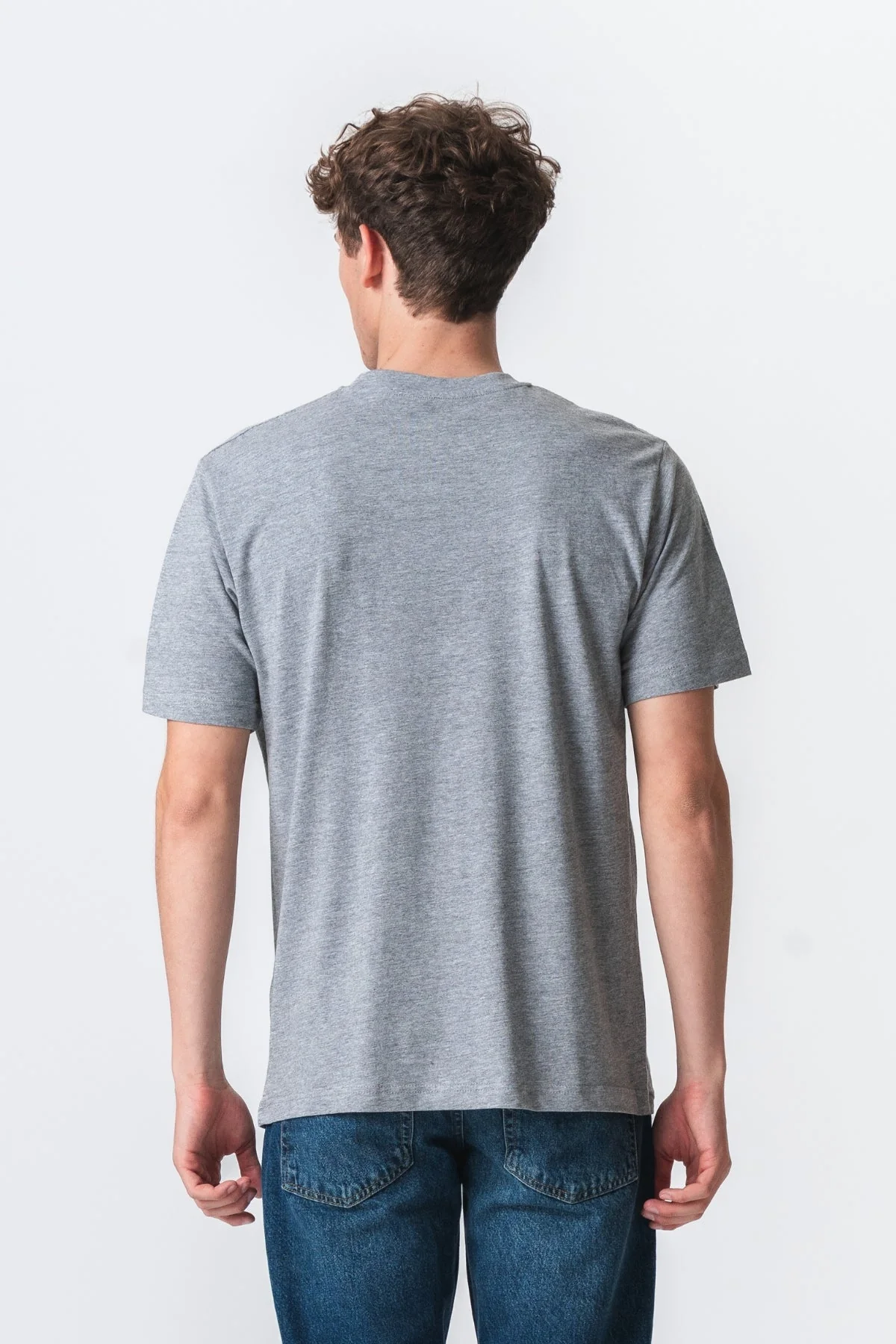 Oversized T-shirt - Grey - Image 3