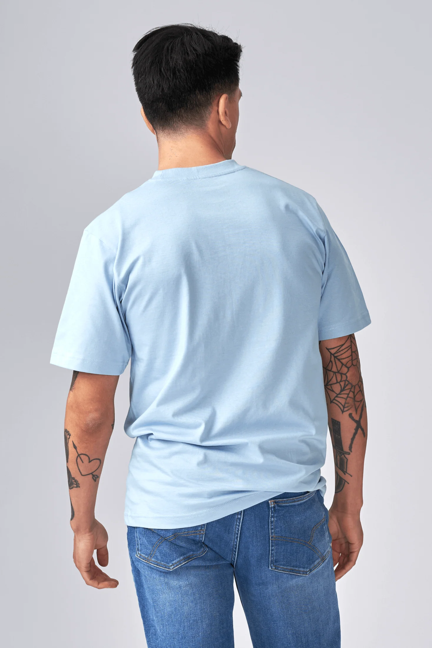 Oversized T-shirt - Light blue - Image 2
