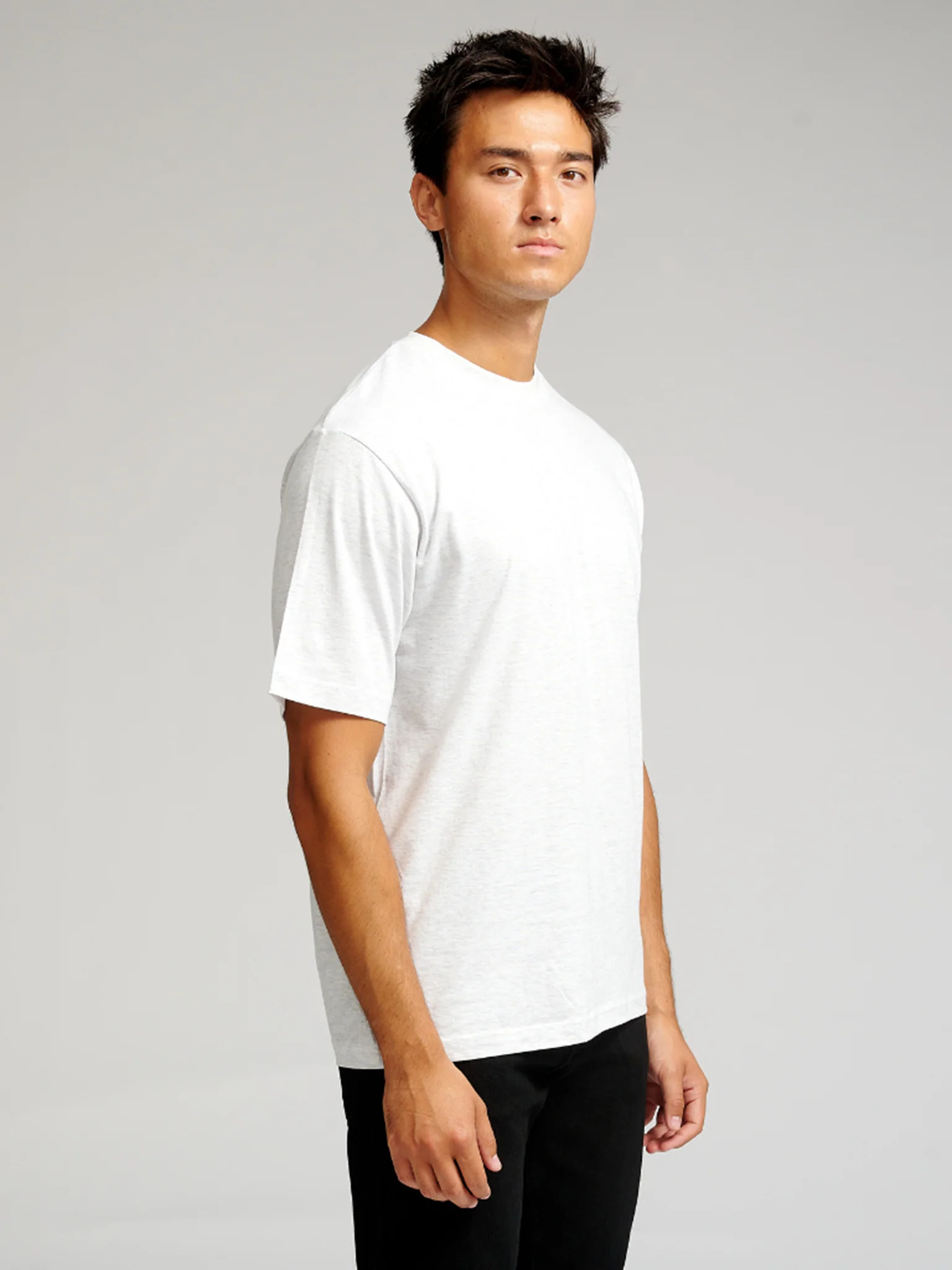 Oversized T-shirt - Light Grey - Image 5