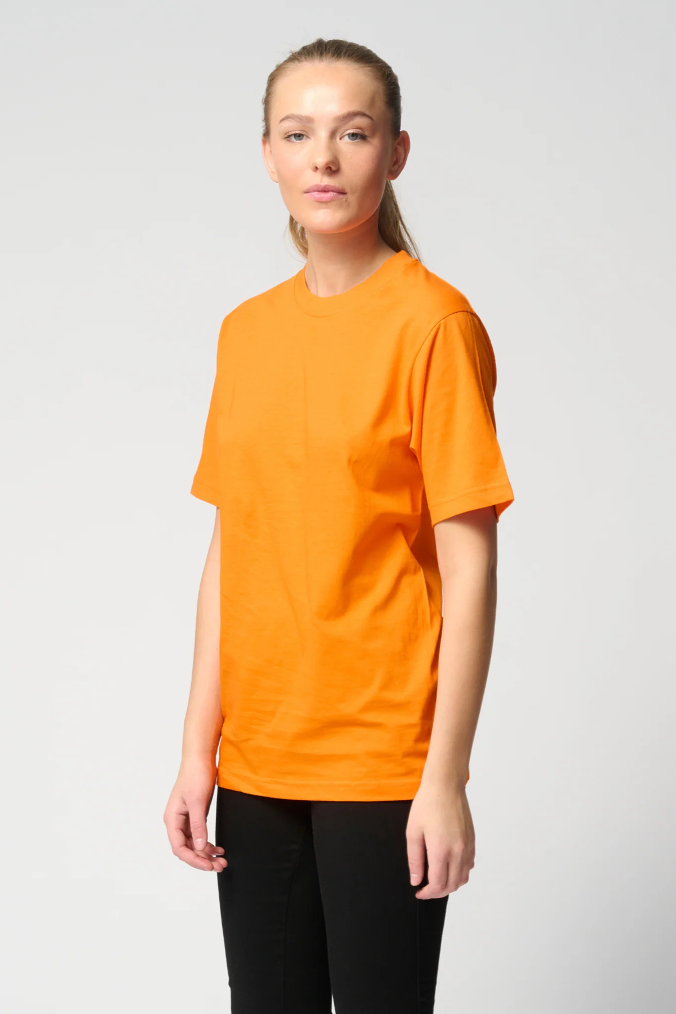 Oversized t-shirt - Orange - Image 3