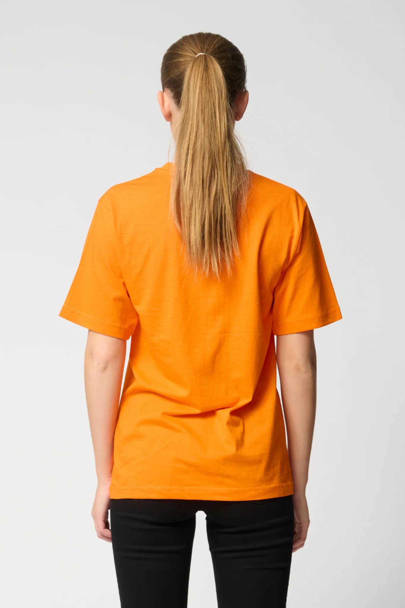 Oversized t-shirt - Orange - Image 4