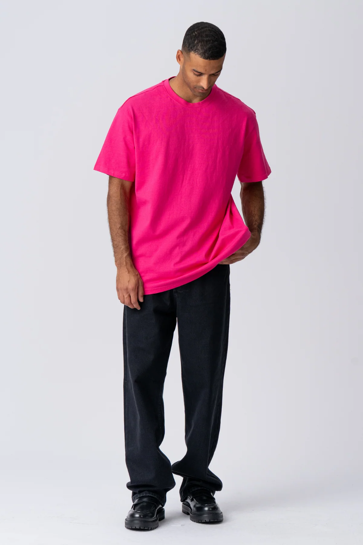 Oversized T-shirt - Pink - Image 2