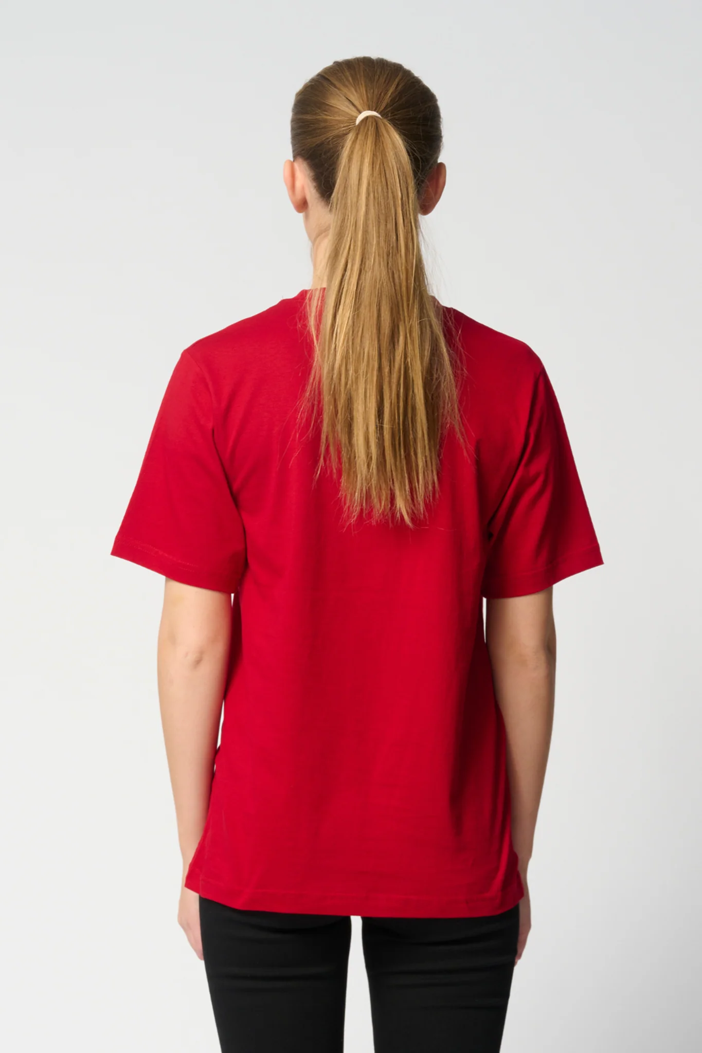 Oversized t-shirt - Red - Image 4