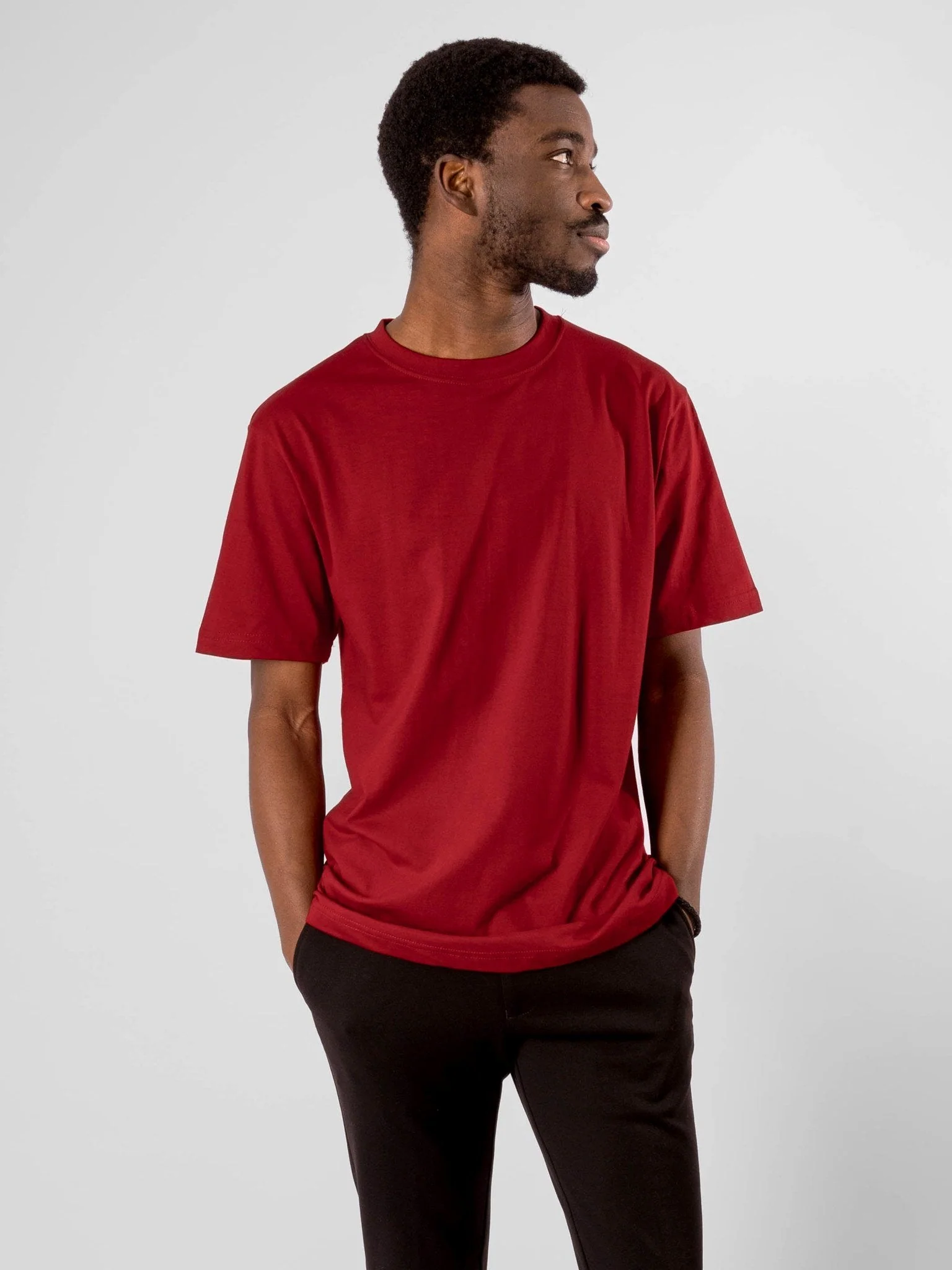 Oversized T-shirt - Red - Image 3