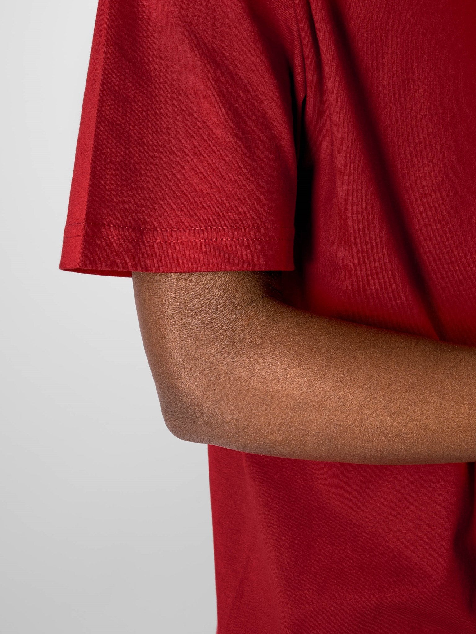 Oversized T-shirt - Red - Image 5