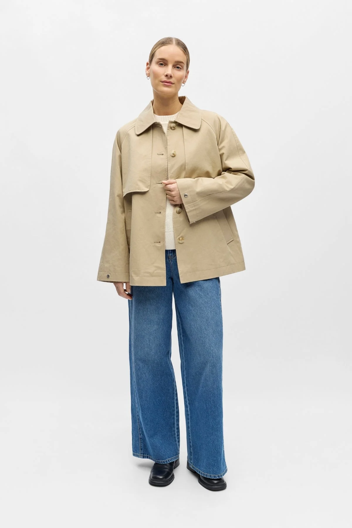 Paula Trench Jacket - Humus - Image 5