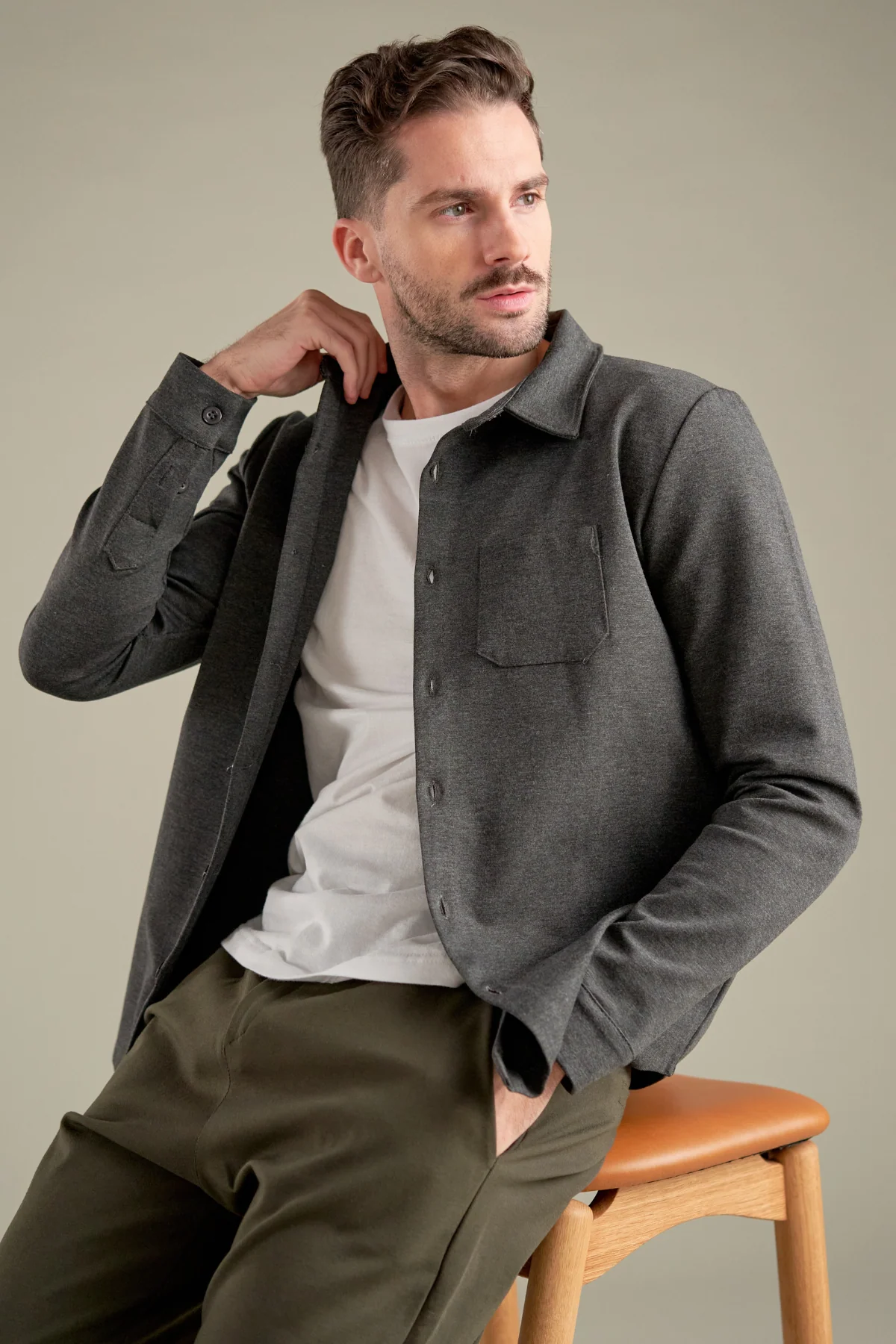 Performance Overshirt - Grey - Image 3
