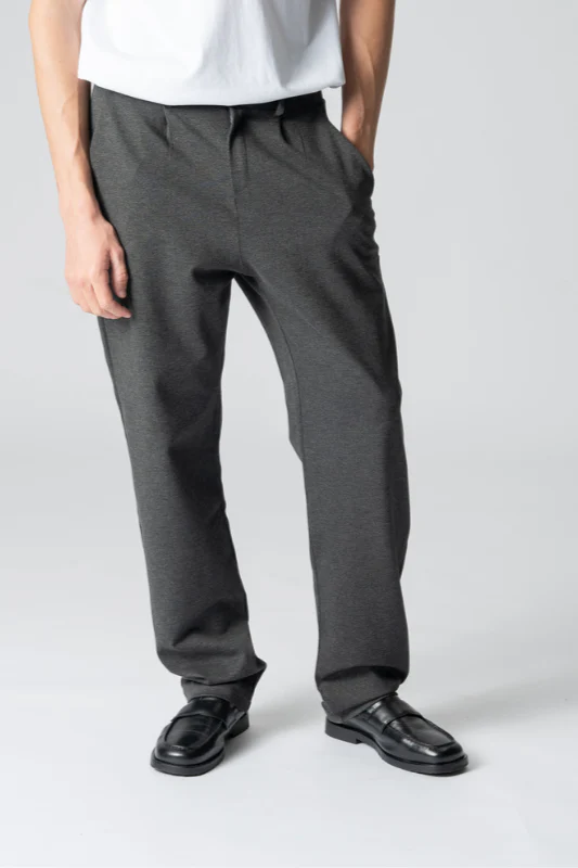 Performance Pants Wide - Melange Grey - Image 6