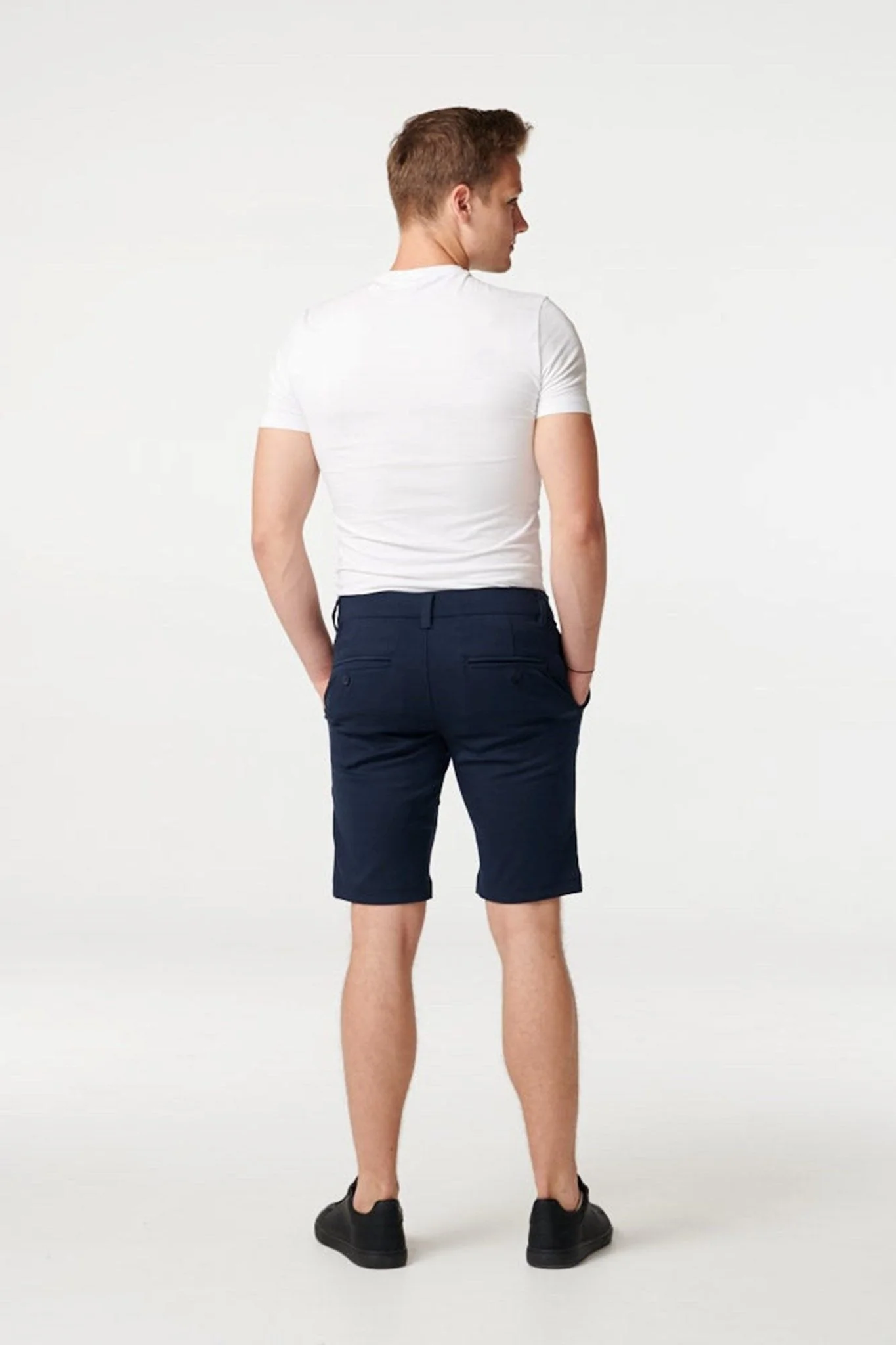 Chino Shorts - Navy - Image 7