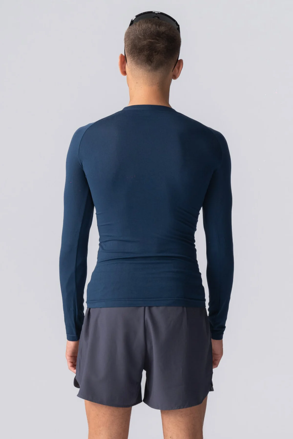 Prime Long Sleeve T-shirt - Navy - Image 3