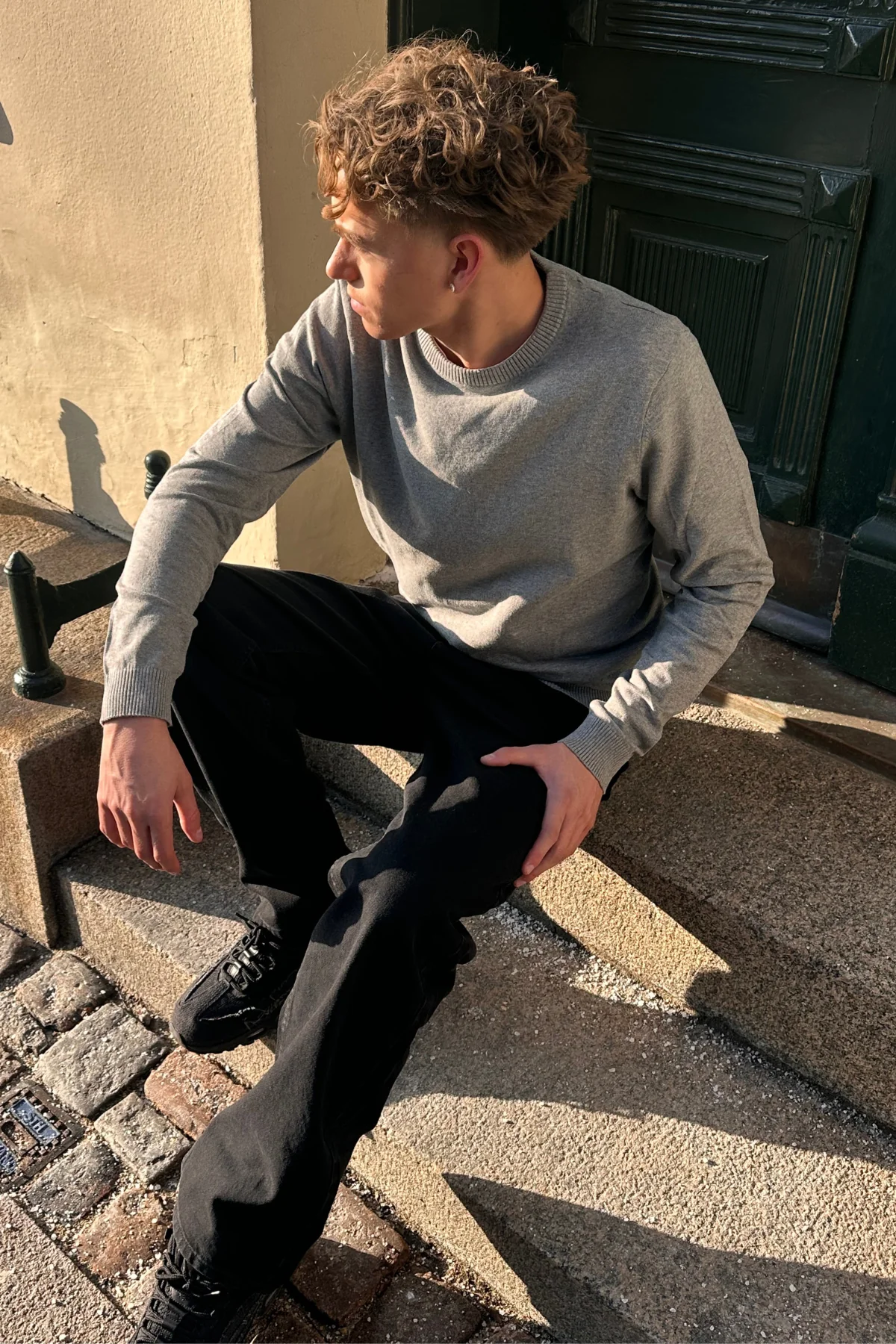 Pullover Roundneck - Gray Melange - Image 2