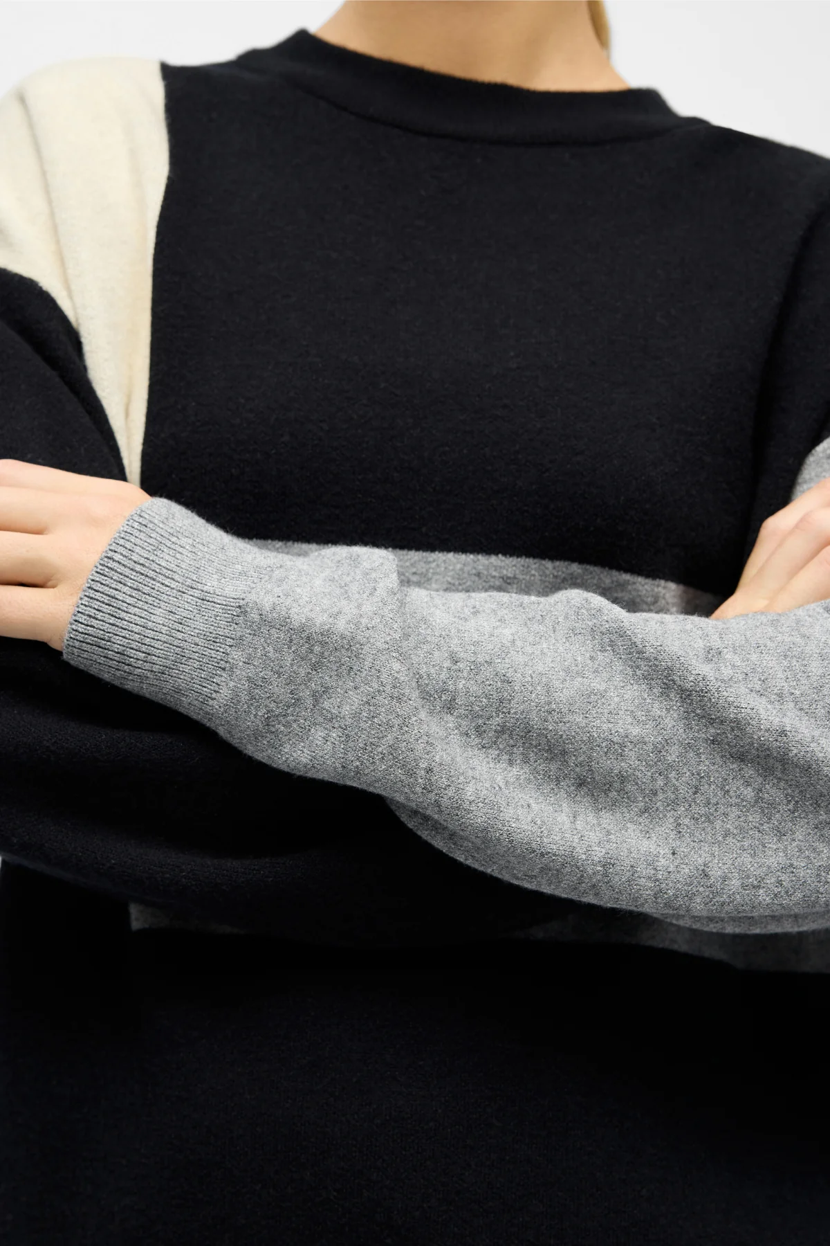 Ray Knit Pullover - Black Sandshell - Image 3