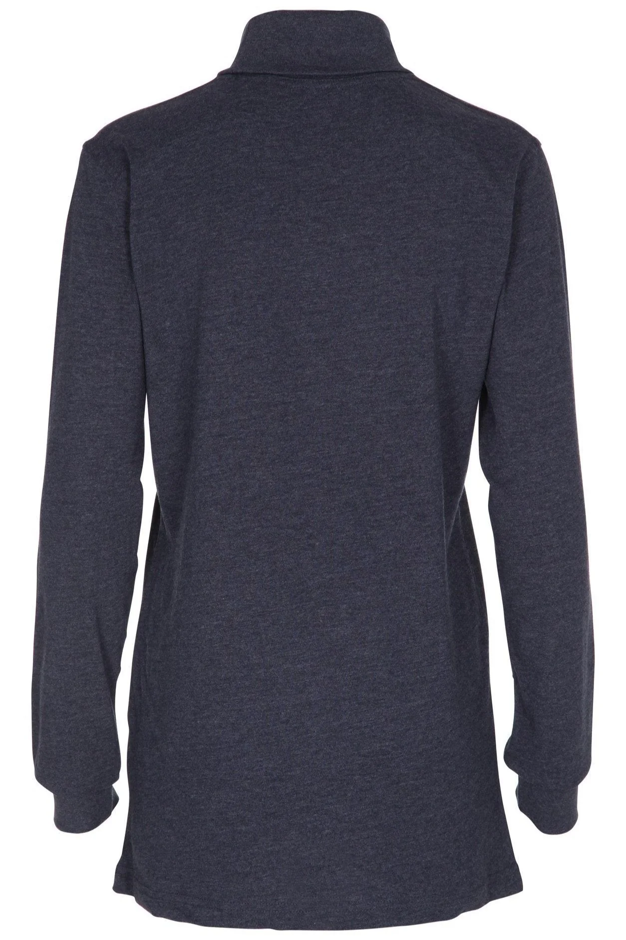 Roll collar sweater - Heather blue - Image 6