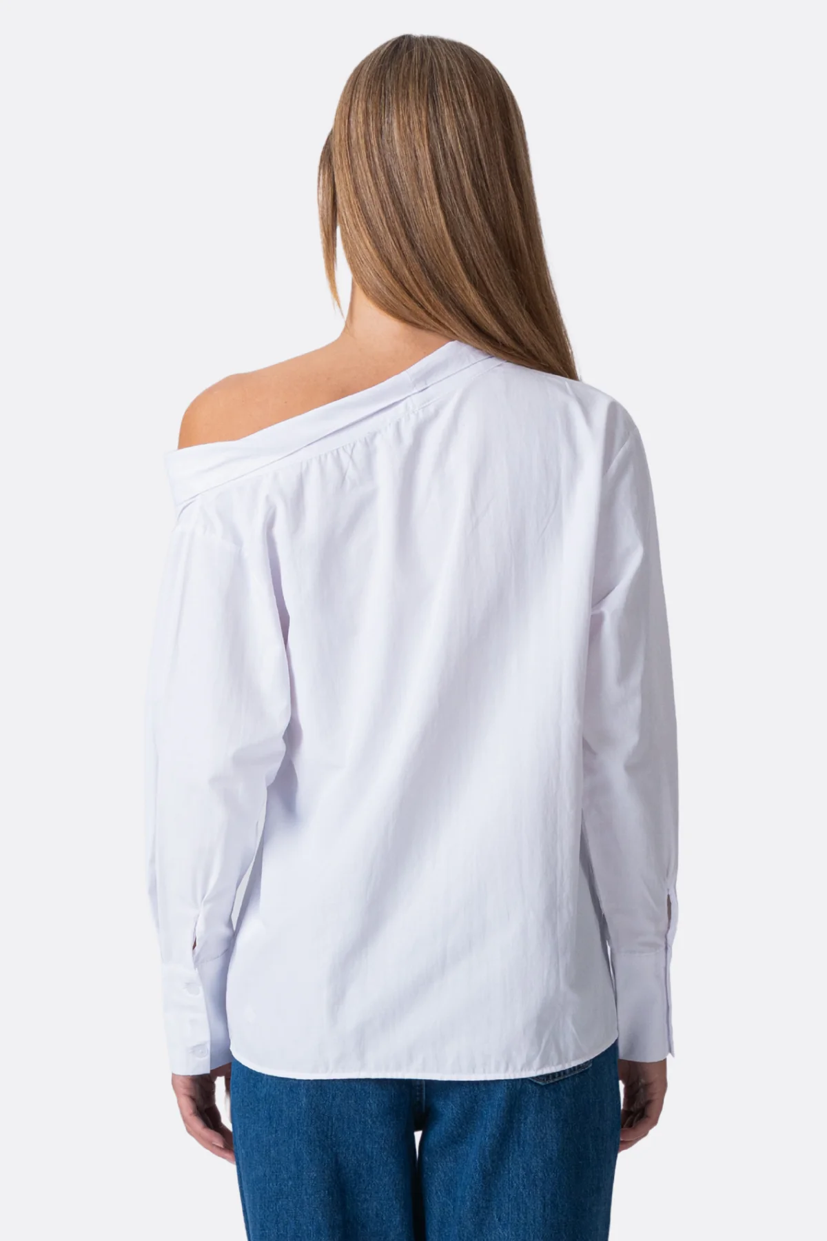 Serena Oversized Shirt - White - Image 4