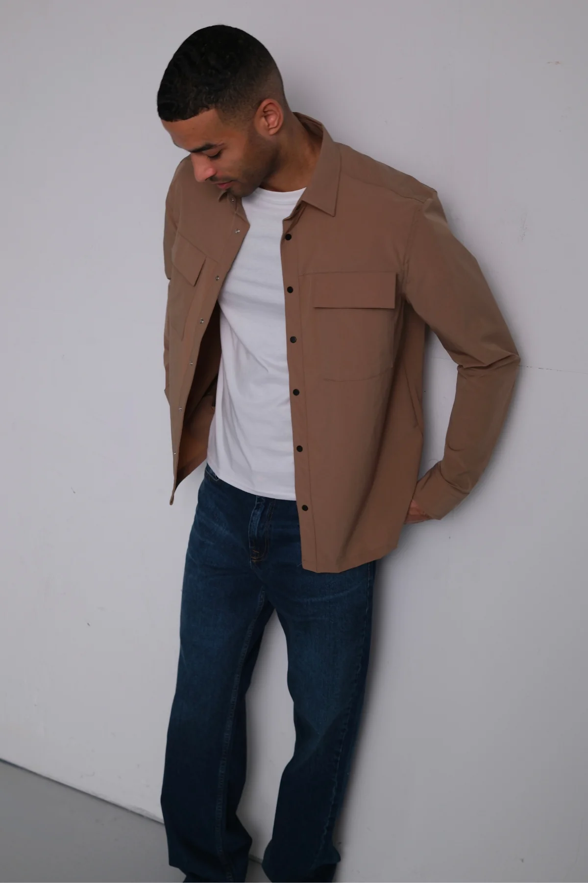 Silas Overshirt - Brown - Image 4