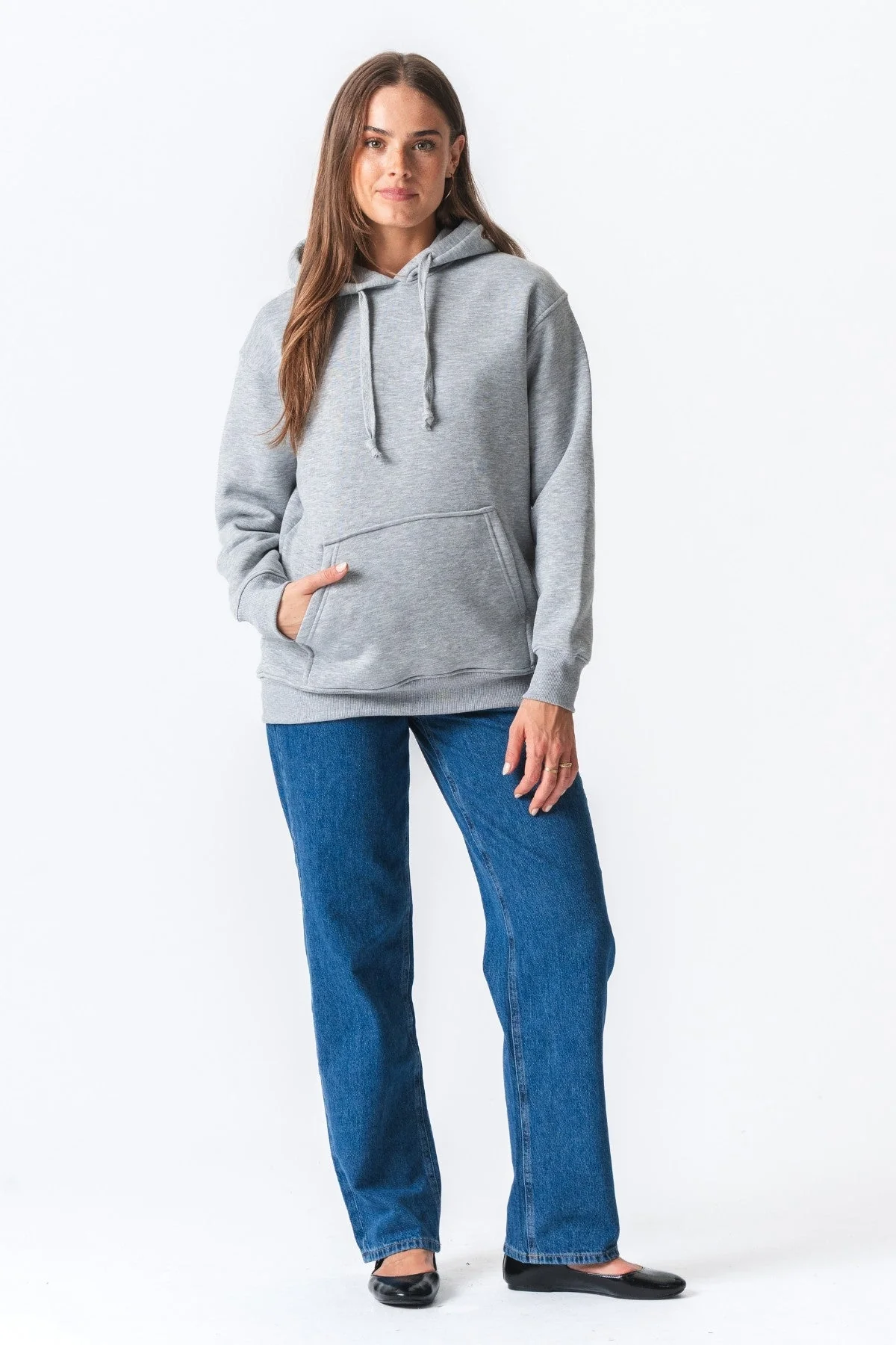 Stella Oversized Hoodie - Ash Grey - Image 2