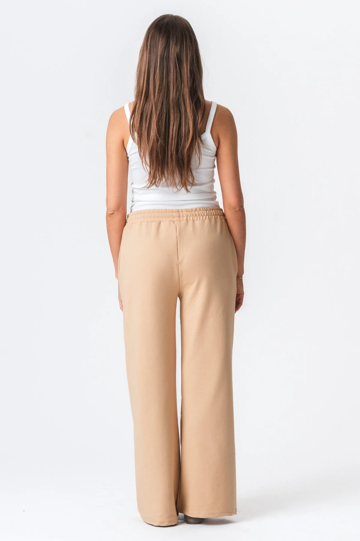 Sweatpants Wide - Sand - Image 4