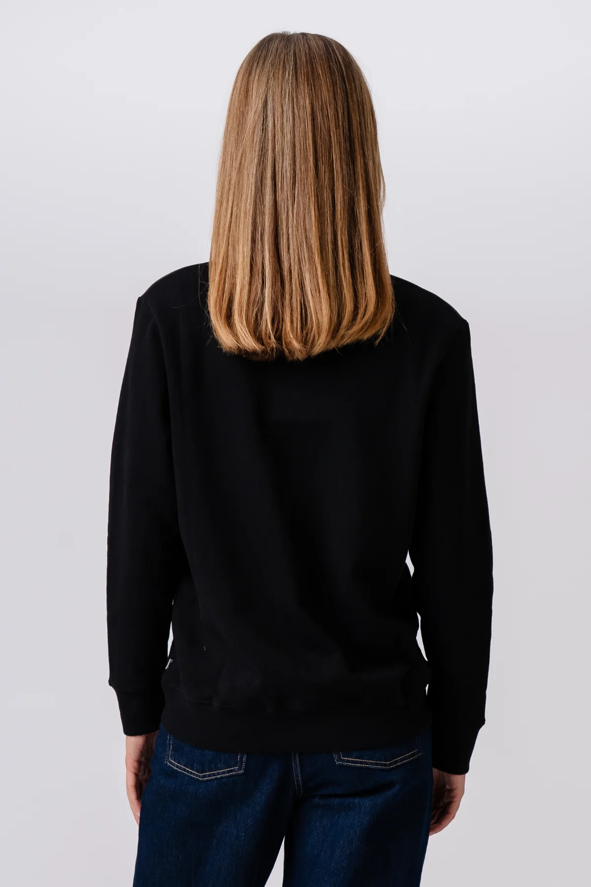 Sweatshirt Crewneck - Black - Image 3