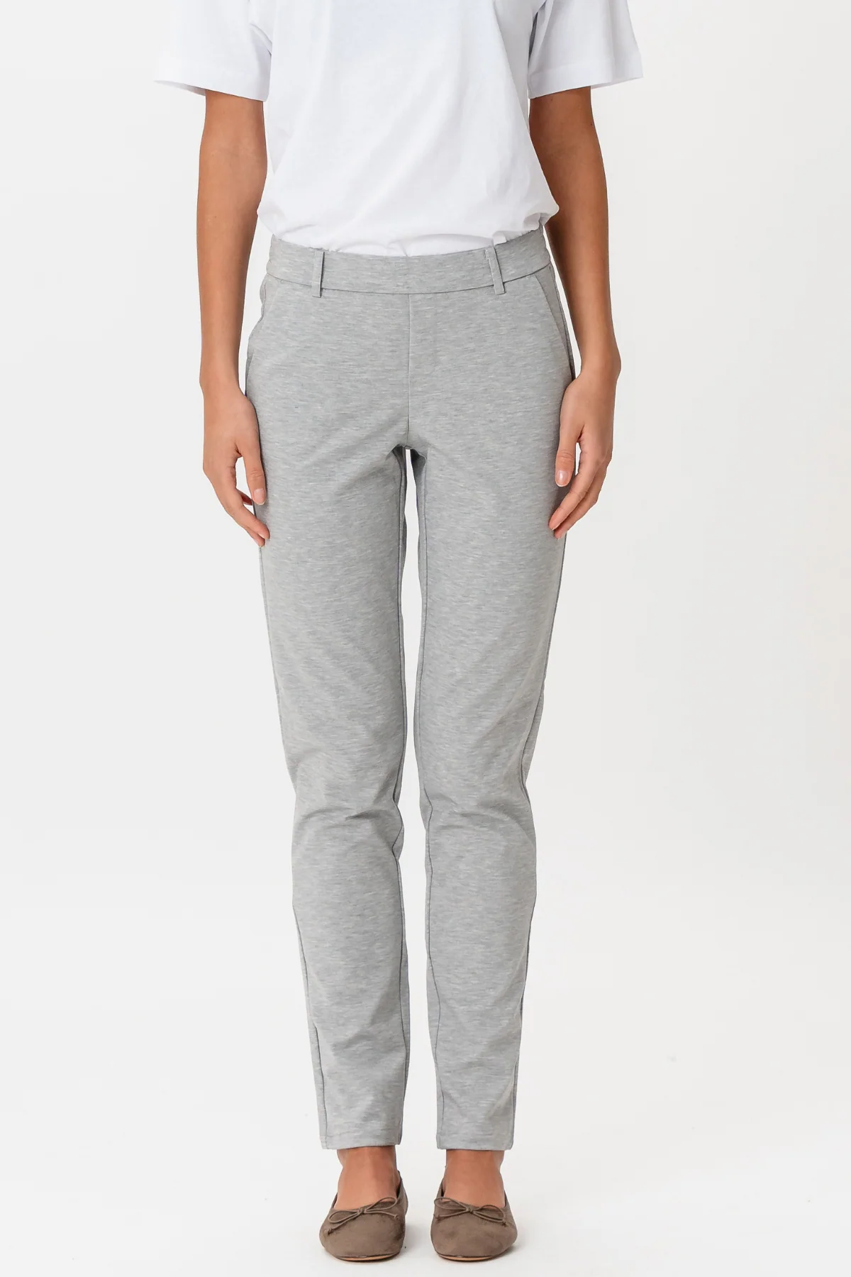 Haylie Pants - Light Grey - Image 3