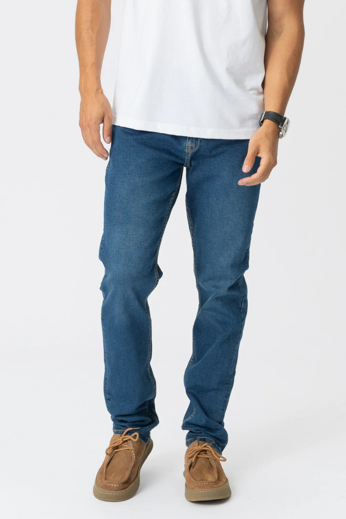 The Original Performance Jeans (Regular) - Medium Blue Denim - Image 10
