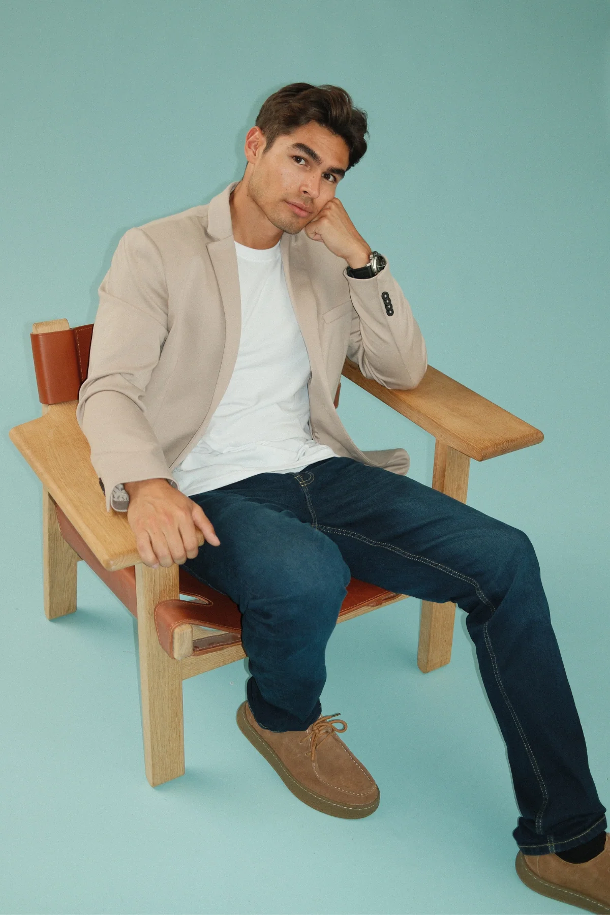The Original Performance Jeans (Slim) - Dark Blue Denim - Image 7