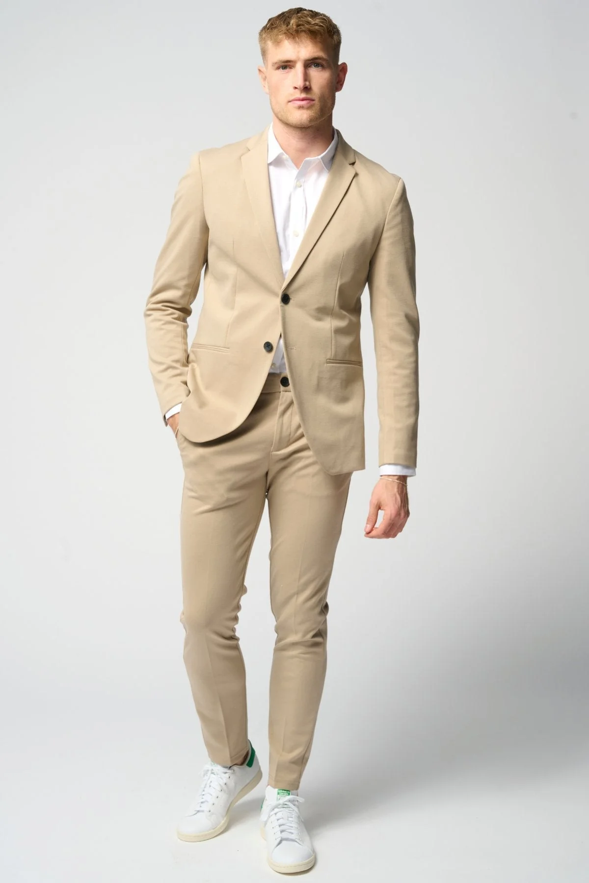 The Original Performance Suit™️ (Sand) + Shirt & Tie - Package Deal (V.I.P) - Image 2