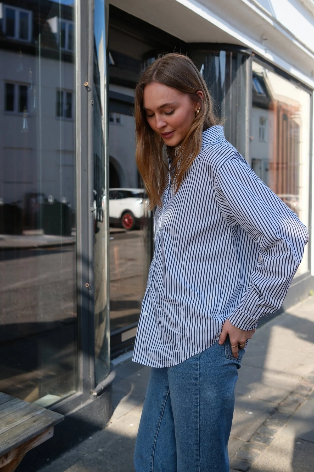 Tutta LO L/S Shirt - Black/White - Image 3