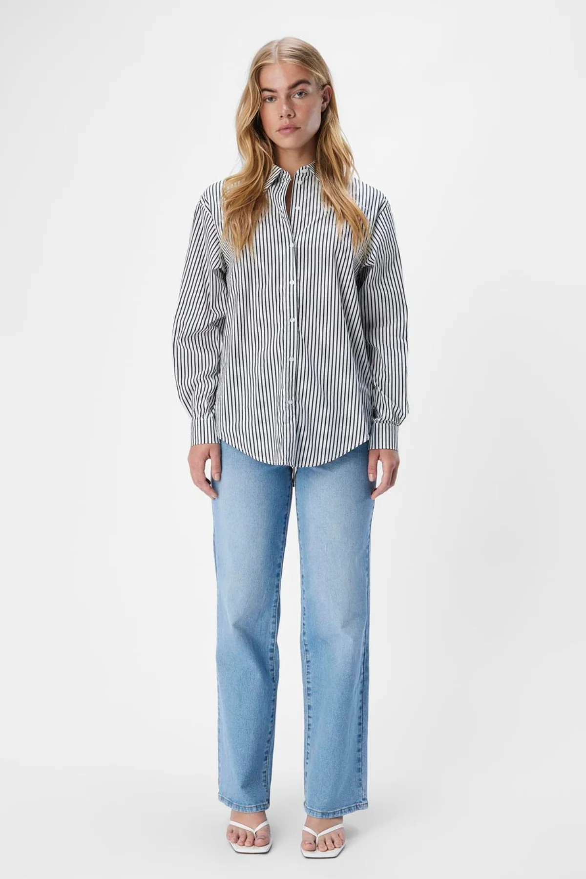 Tutta LO L/S Shirt - Black/White - Image 5