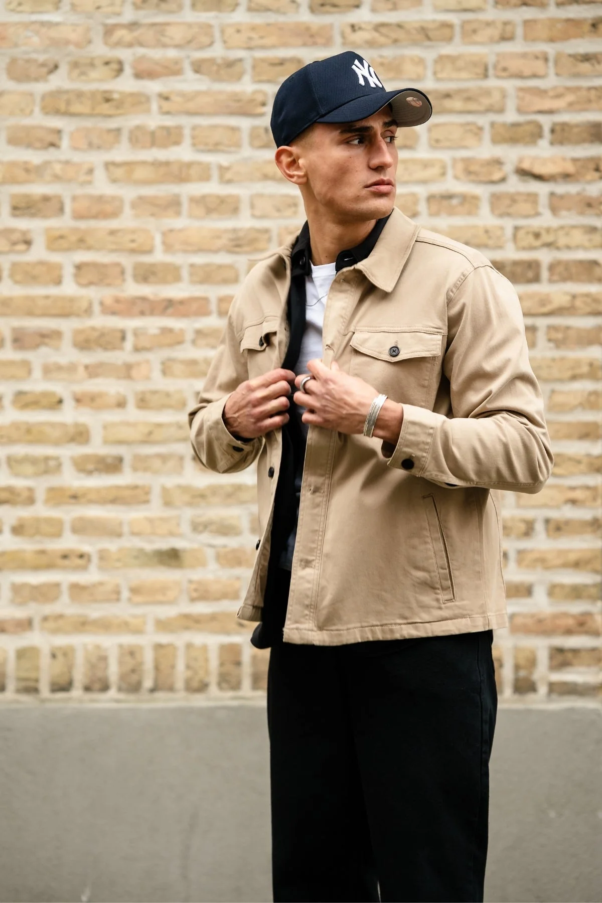 Twill Overshirt - Dark Sand - Image 7