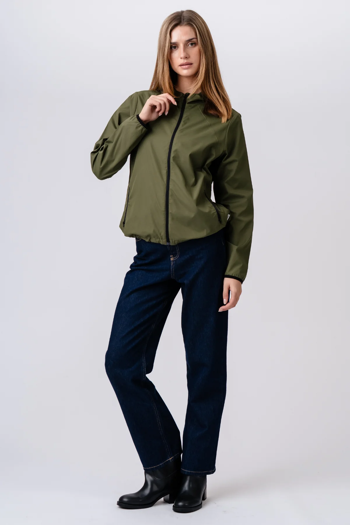 Victoria Windbreaker - Olive - Image 2