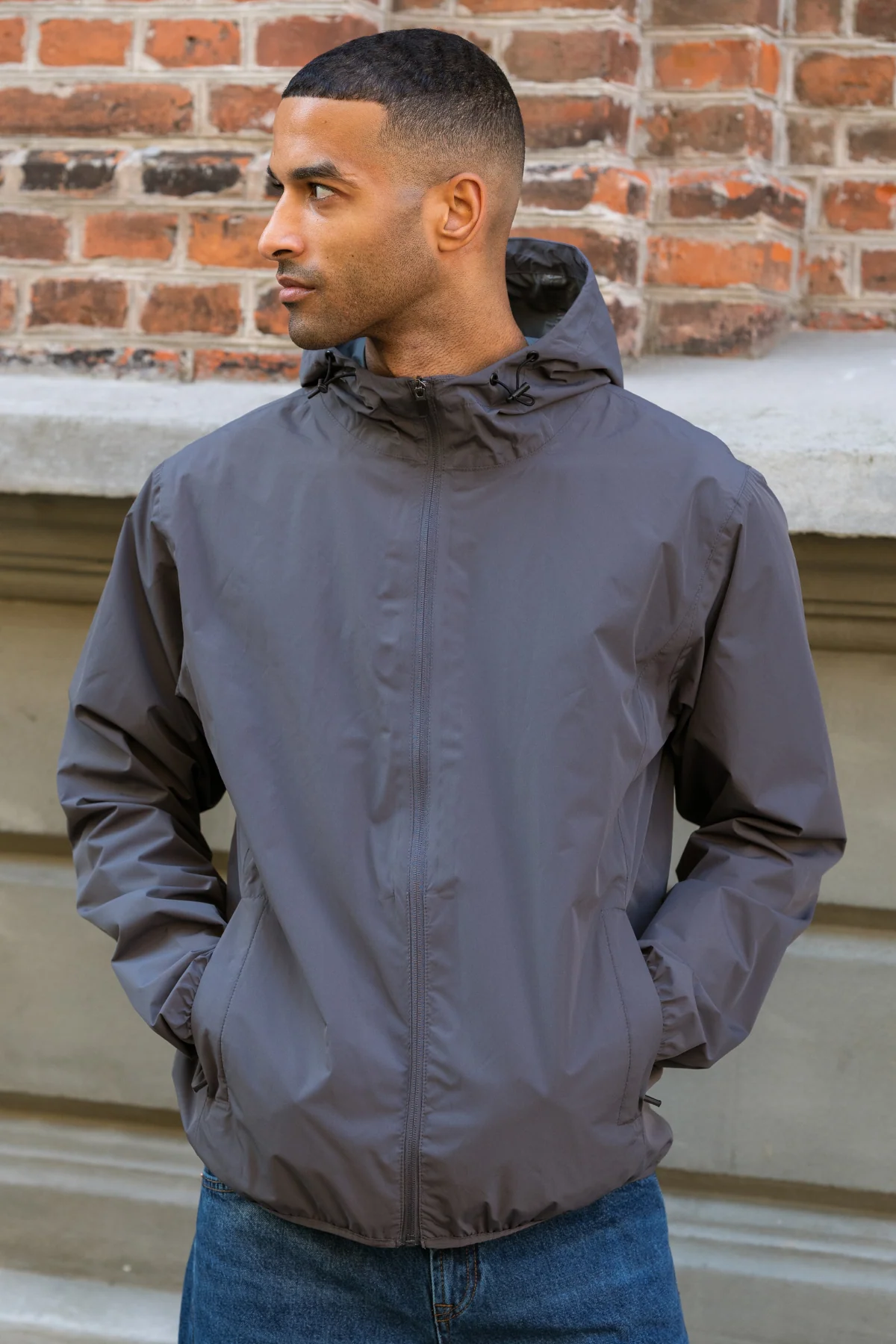 Windbreaker - Dark Grey - Image 9