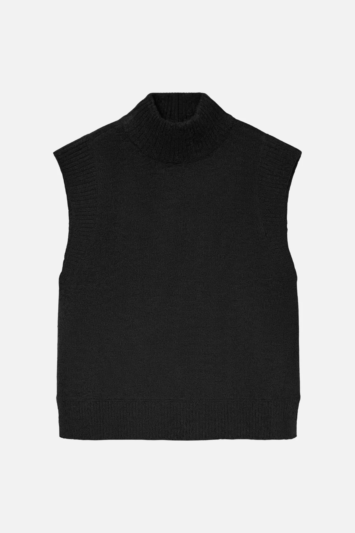 Wow Highneck Vest - Black - Image 5